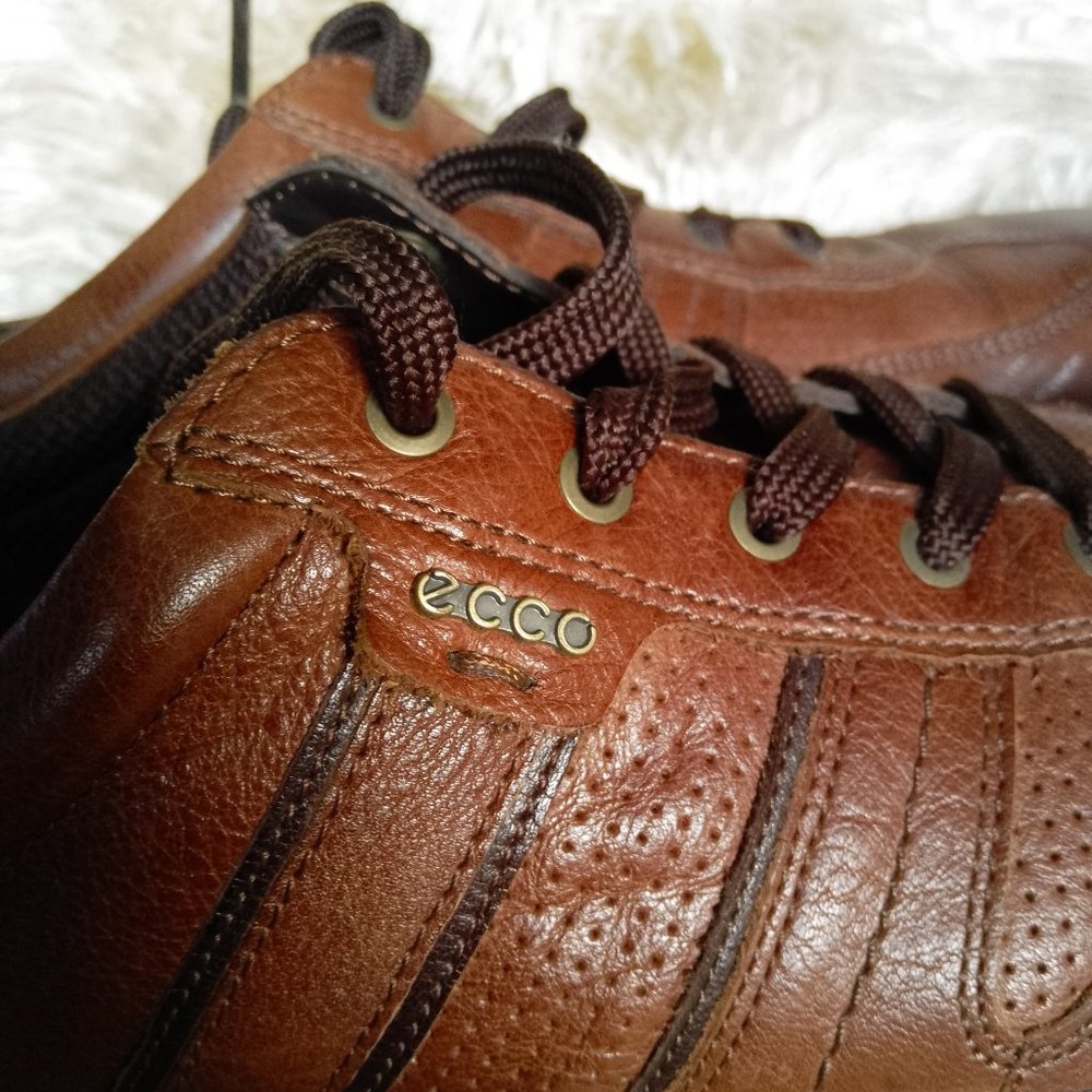 ECCO TECH, Men shoes, Brown leather , 9 US. - Picture 4 of 7